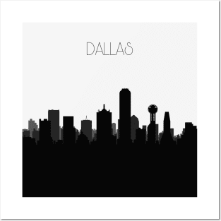 Dallas Skyline Posters and Art